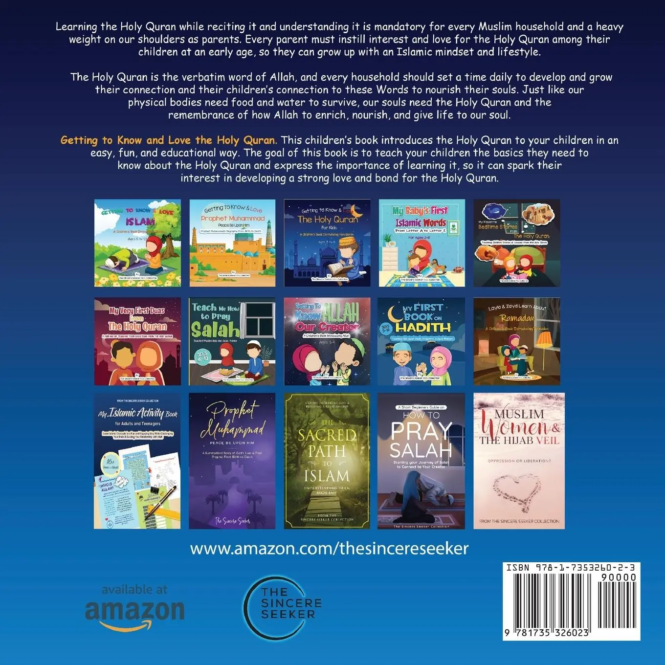 Rückseite: 9781735326023 | Getting to Know &amp; Love the Holy Quran | The Sincere Seeker Collection