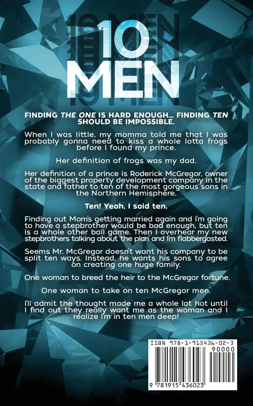 Rückseite: 9781915436023 | 10 MEN | A REVERSE HAREM ROMANCE | Stephanie Brother | Taschenbuch
