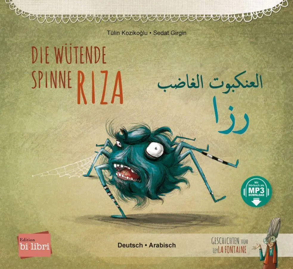 Cover: 9783197496023 | Die wütende Spinne Riza (Deutsch-Arabisch) | Tülin Kozikoglu | Buch