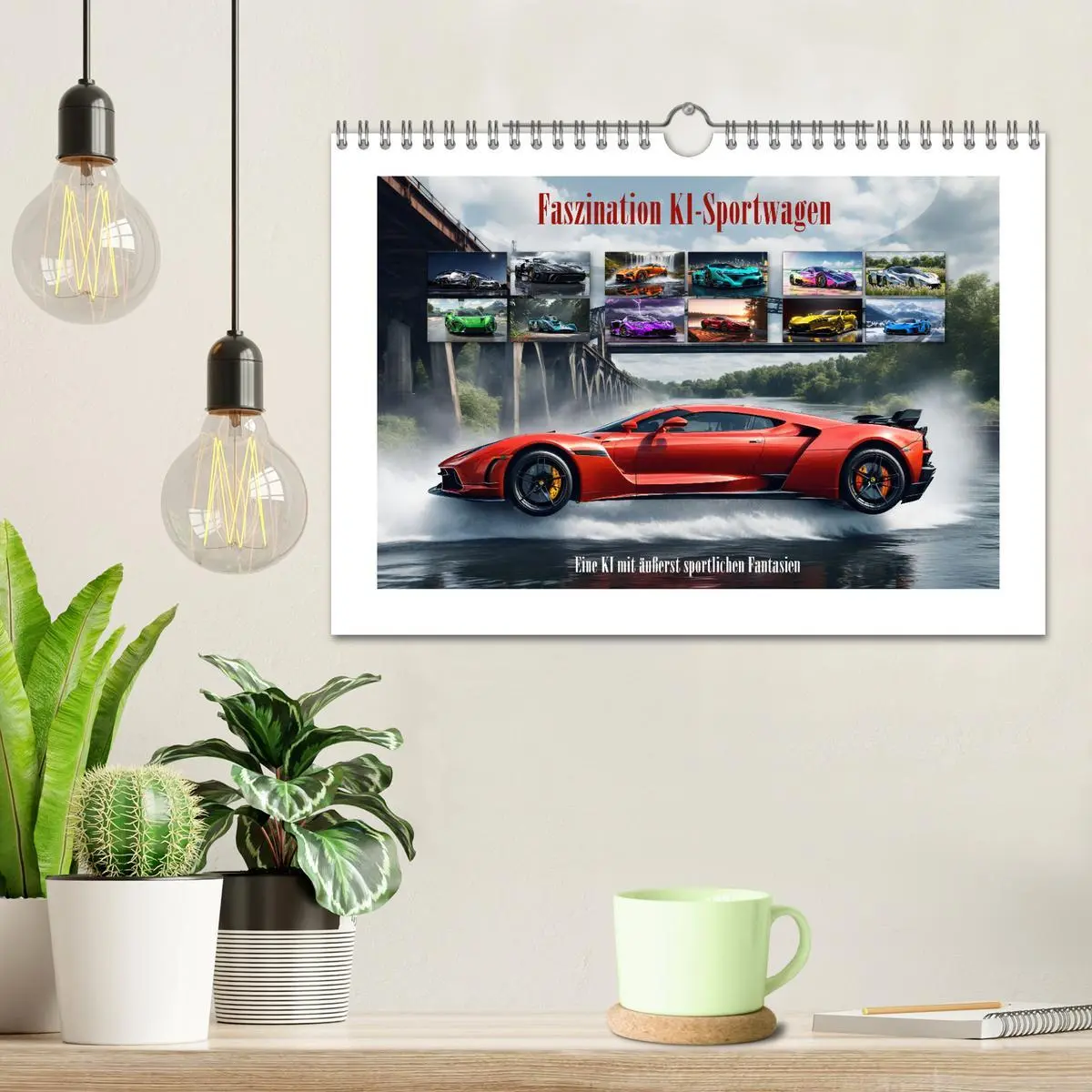 Bild: 9783457316023 | Faszination KI-Sportwagen (Wandkalender 2026 DIN A4 quer), CALVENDO...