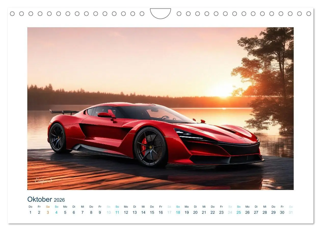 Bild: 9783457316023 | Faszination KI-Sportwagen (Wandkalender 2026 DIN A4 quer), CALVENDO...