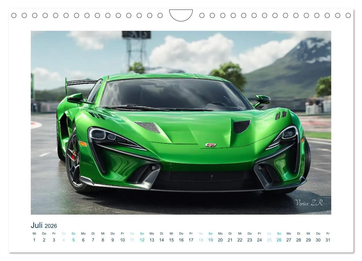 Bild: 9783457316023 | Faszination KI-Sportwagen (Wandkalender 2026 DIN A4 quer), CALVENDO...