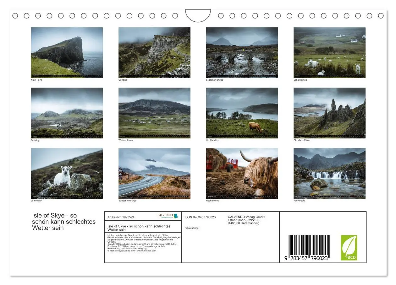 Bild: 9783457796023 | Isle of Skye - so schön kann schlechtes Wetter sein (Wandkalender...