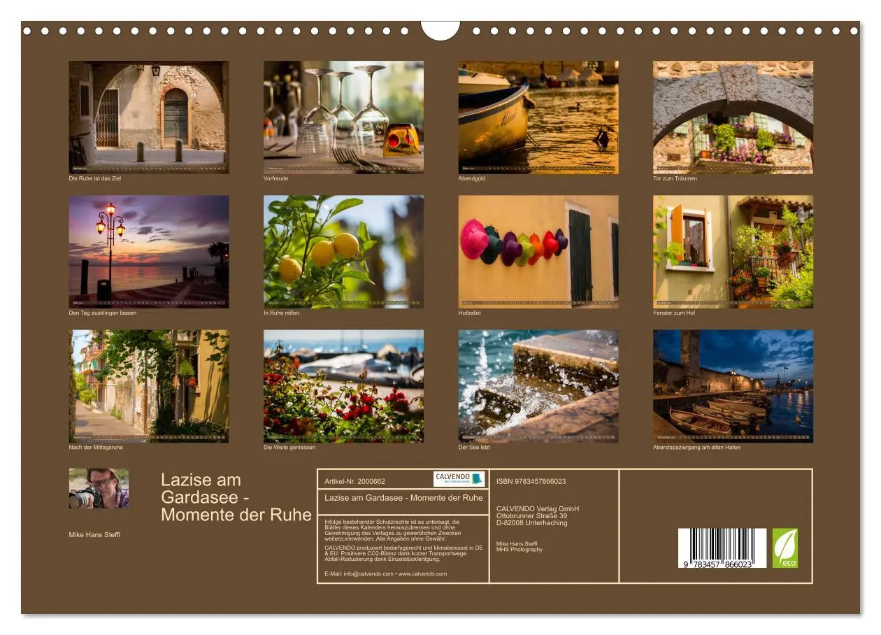 Bild: 9783457866023 | Lazise am Gardasee - Momente der Ruhe (Wandkalender 2026 DIN A3...