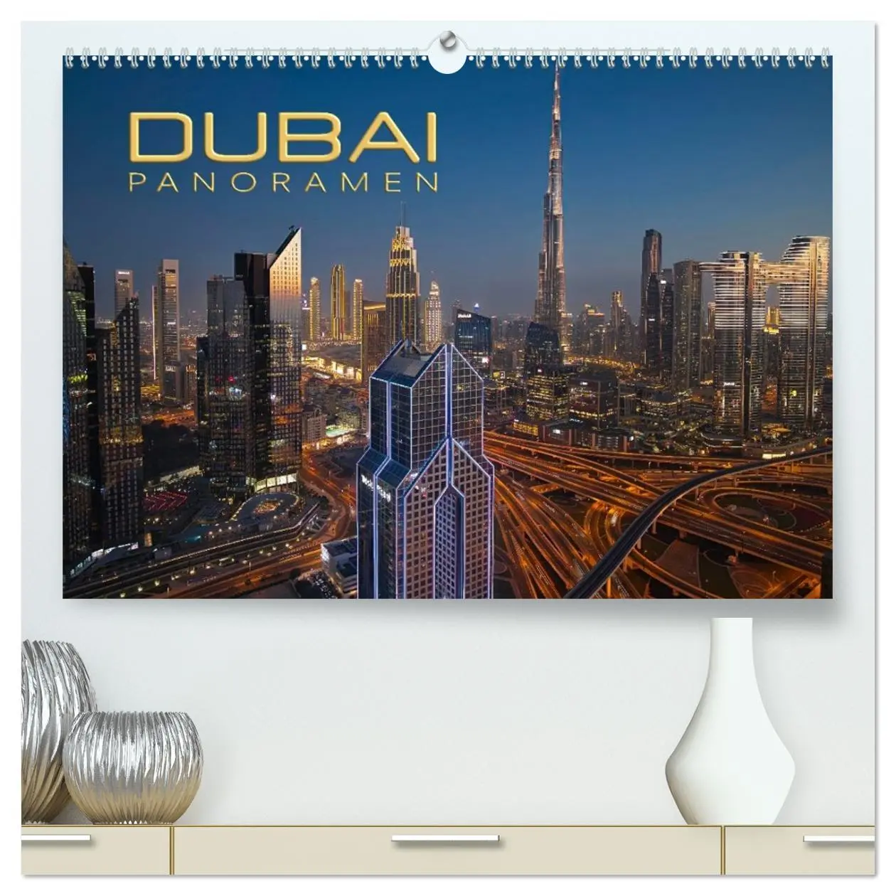 Cover: 9783516646023 | Dubai Panoramen (hochwertiger Premium Wandkalender 2026 DIN A2...