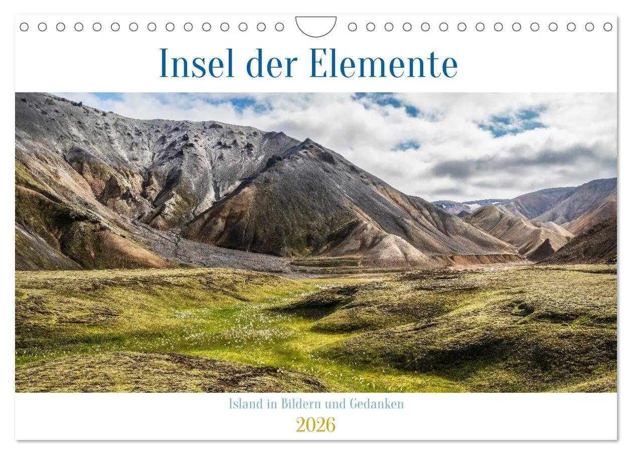 Cover: 9783516716023 | Insel der Elemente - Island in Bildern und Gedanken (Wandkalender...