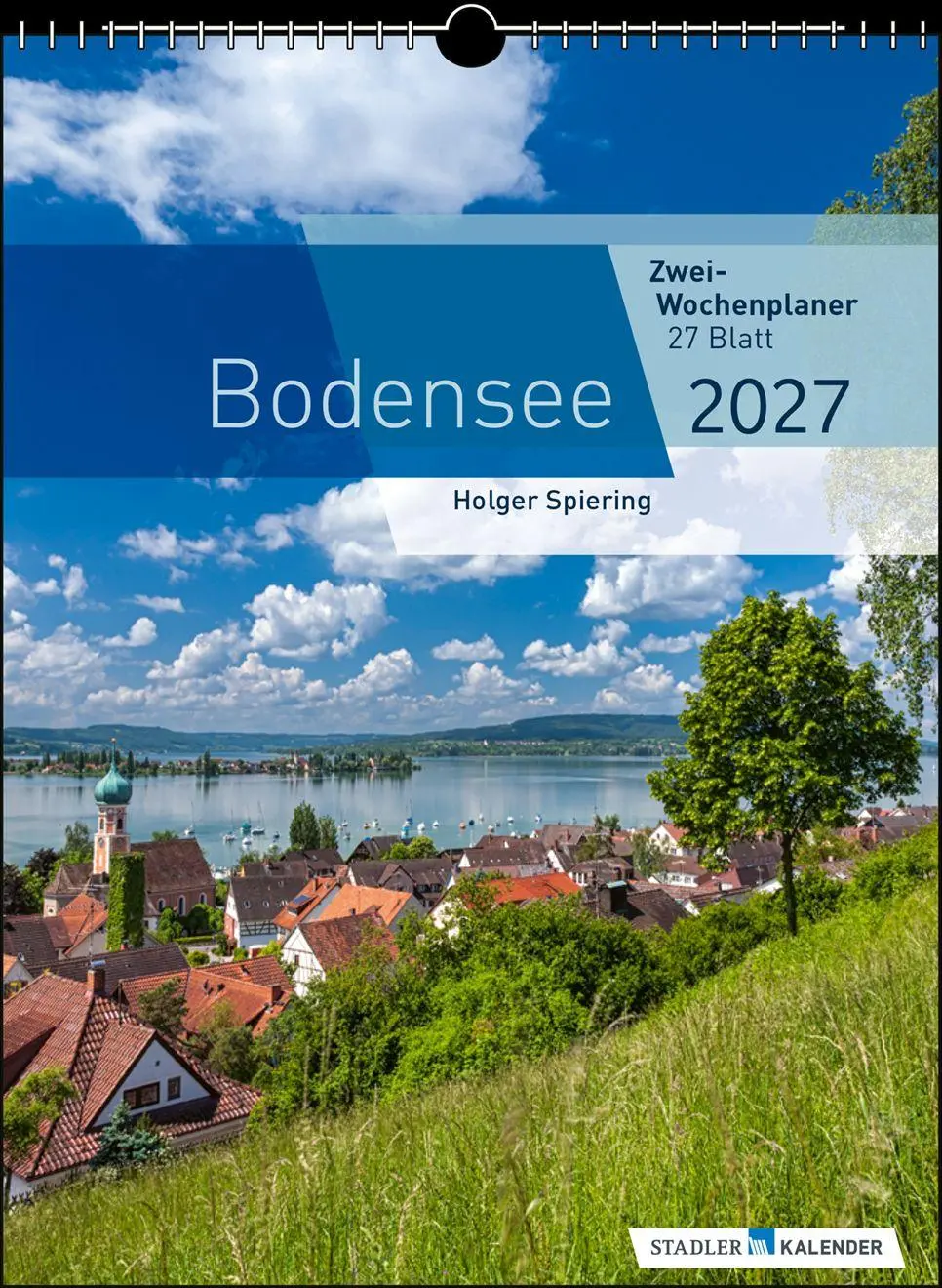 Cover: 9783861926023 | Zwei-Wochenplaner Bodensee 2027 | Holger Spiering | Kalender | 27 S.