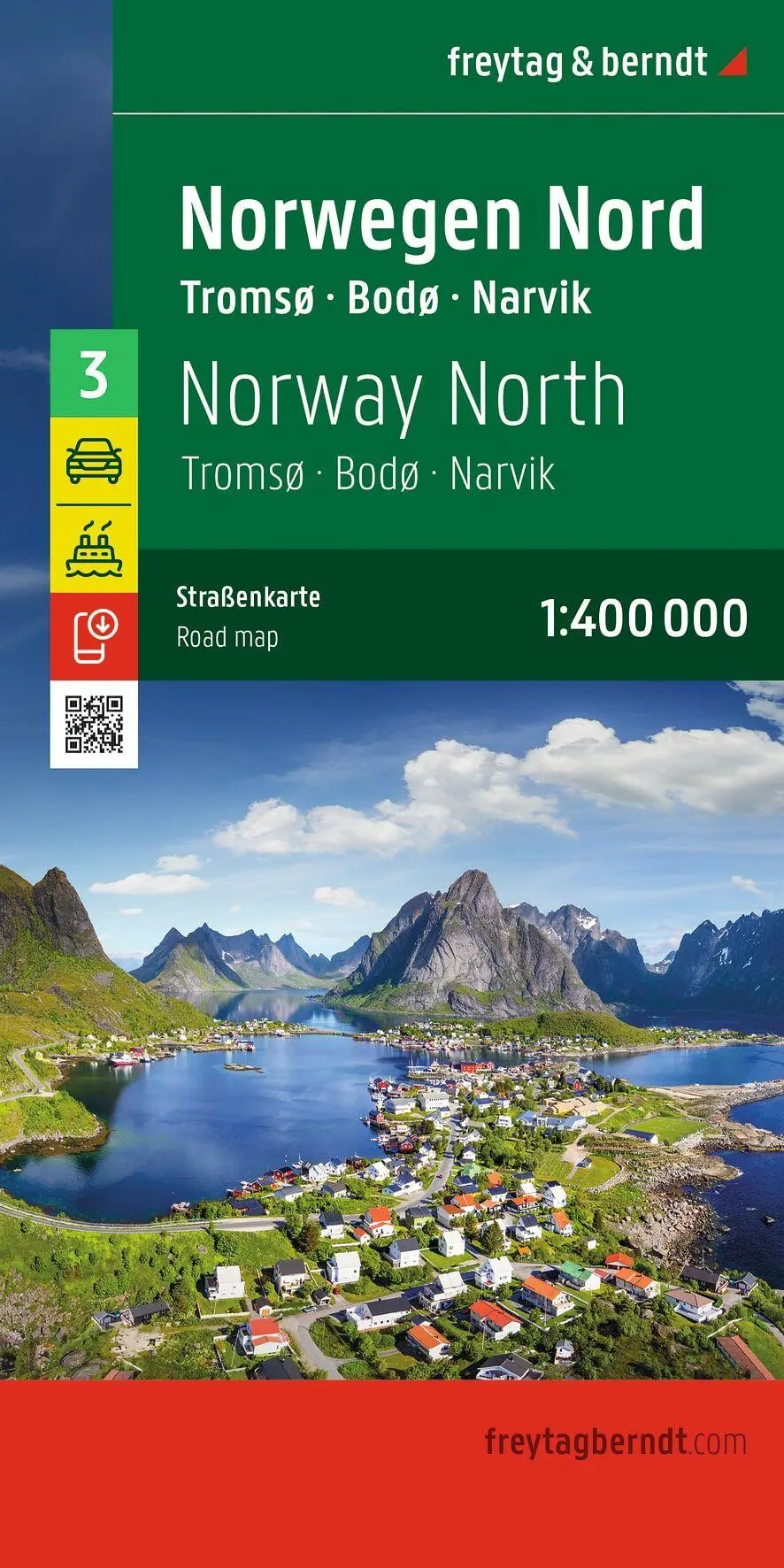Cover: 9783991546023 | freytag &amp; berndt Straßenkarte Norwegen Nord, Tromsø - Bodø - Narvik...