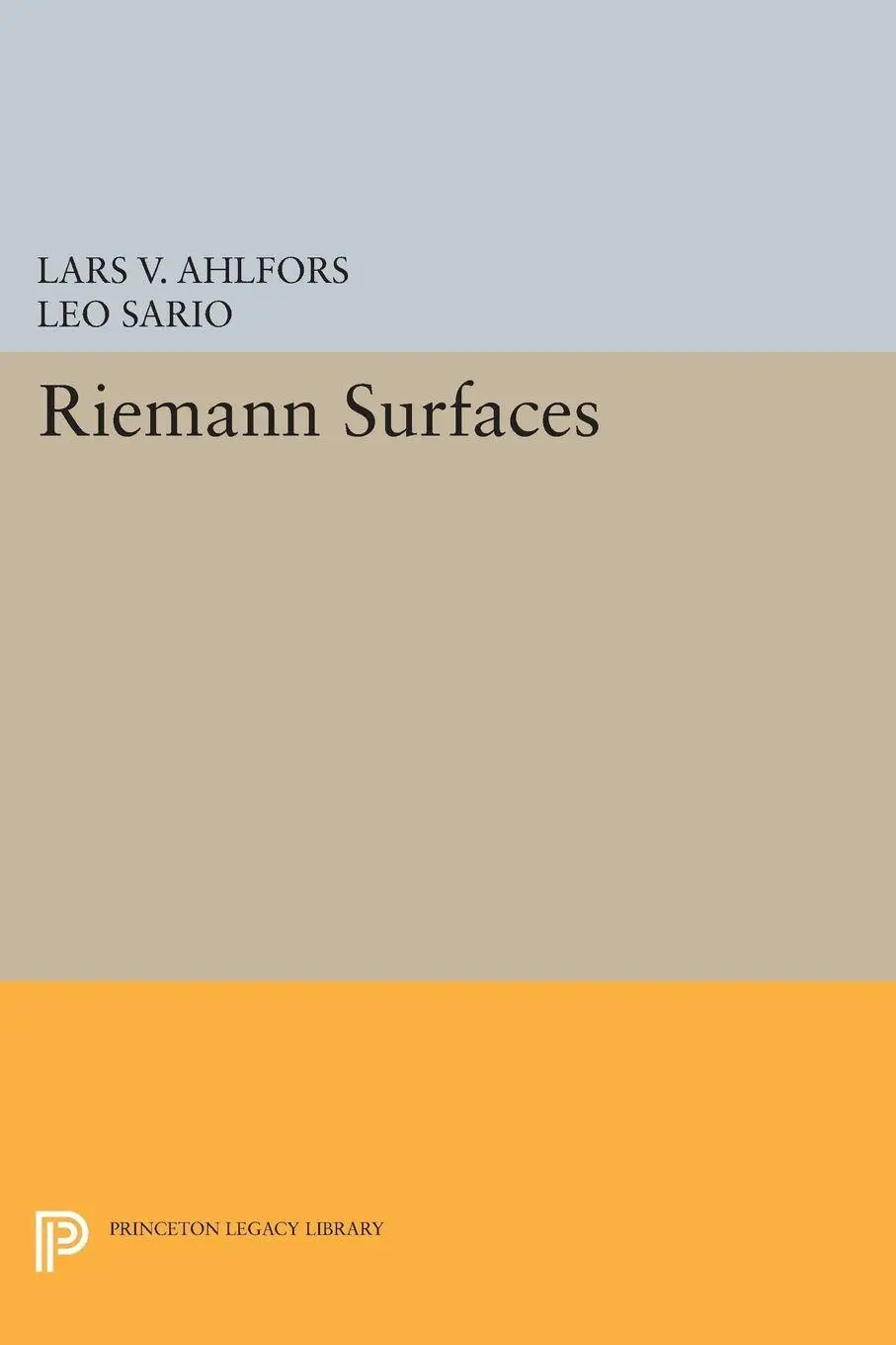 Cover: 9780691626123 | Riemann Surfaces | Lars Valerian Ahlfors (u. a.) | Taschenbuch | 2015