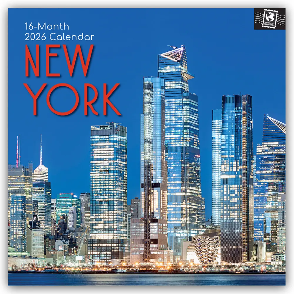 Cover: 9781836226123 | New York 2026 - 16-Monatskalender | Gifted Stationery Co. Ltd | 14 S.
