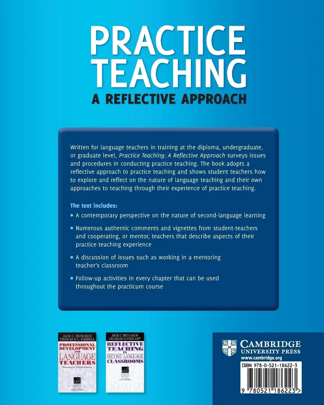 Rückseite: 9780521186223 | Practice Teaching | A Reflective Approach | Jack C. Richards (u. a.)