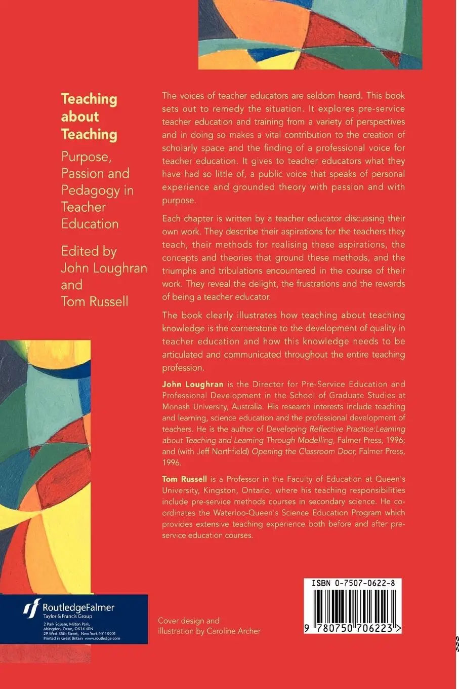Rückseite: 9780750706223 | Teaching about Teaching | Tom Russell | Taschenbuch | Englisch | 1997