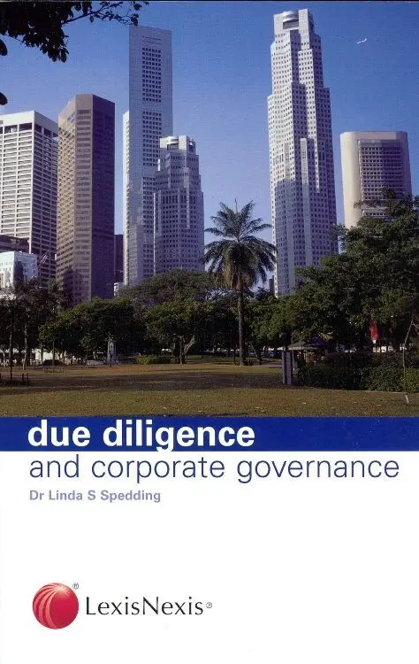Cover: 9780754526223 | Due Diligence and Corporate Governance | Linda S Spedding | Buch