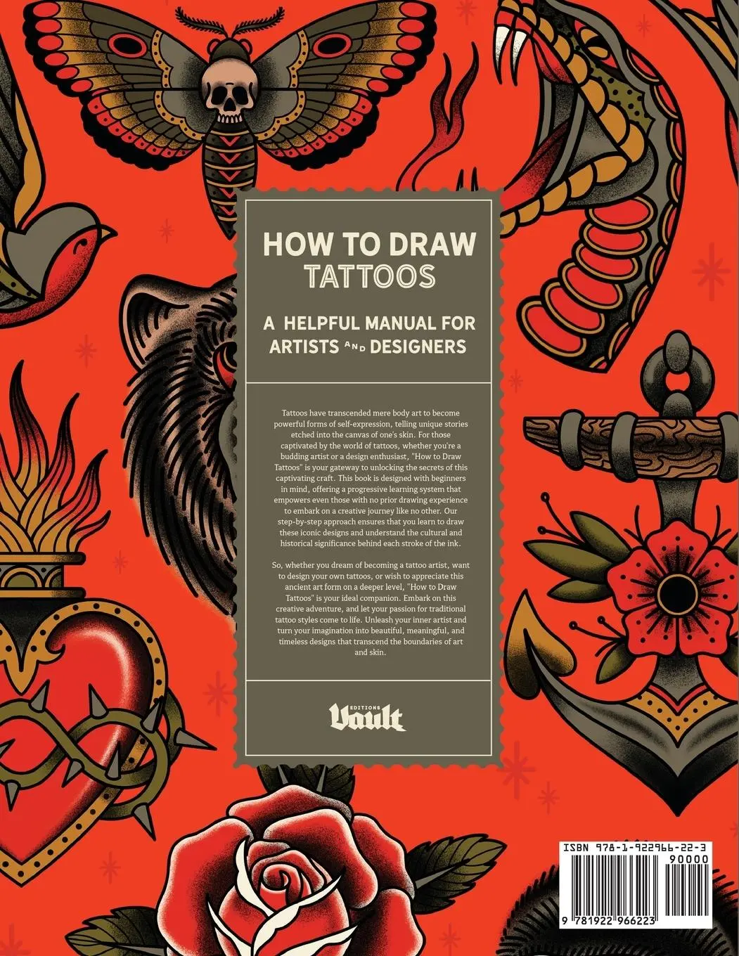 Rückseite: 9781922966223 | How to Draw Tattoos | Kale James | Taschenbuch | Englisch | 2023