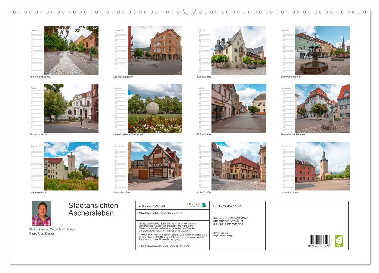 Bild: 9783457776223 | Stadtansichten Aschersleben (Wandkalender 2026 DIN A2 quer),...