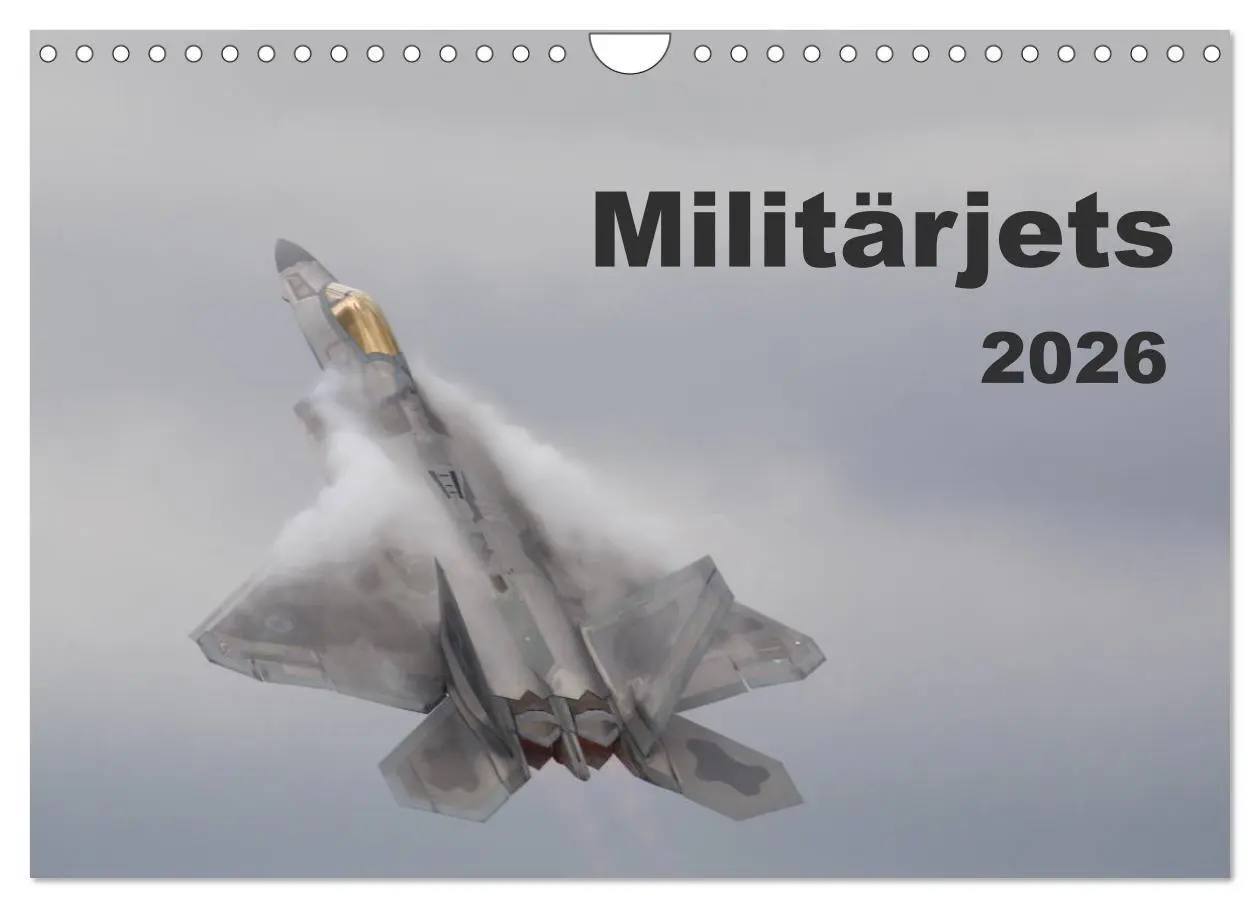 Cover: 9783457846223 | Militärjets (Wandkalender 2026 DIN A4 quer), CALVENDO Monatskalender