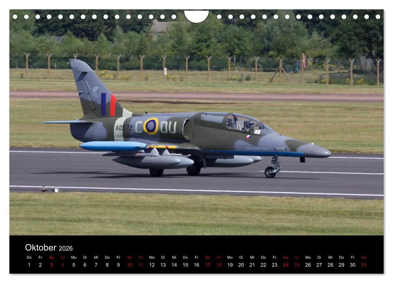 Bild: 9783457846223 | Militärjets (Wandkalender 2026 DIN A4 quer), CALVENDO Monatskalender