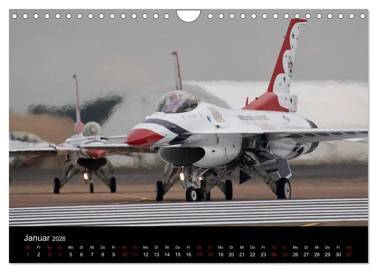 Bild: 9783457846223 | Militärjets (Wandkalender 2026 DIN A4 quer), CALVENDO Monatskalender