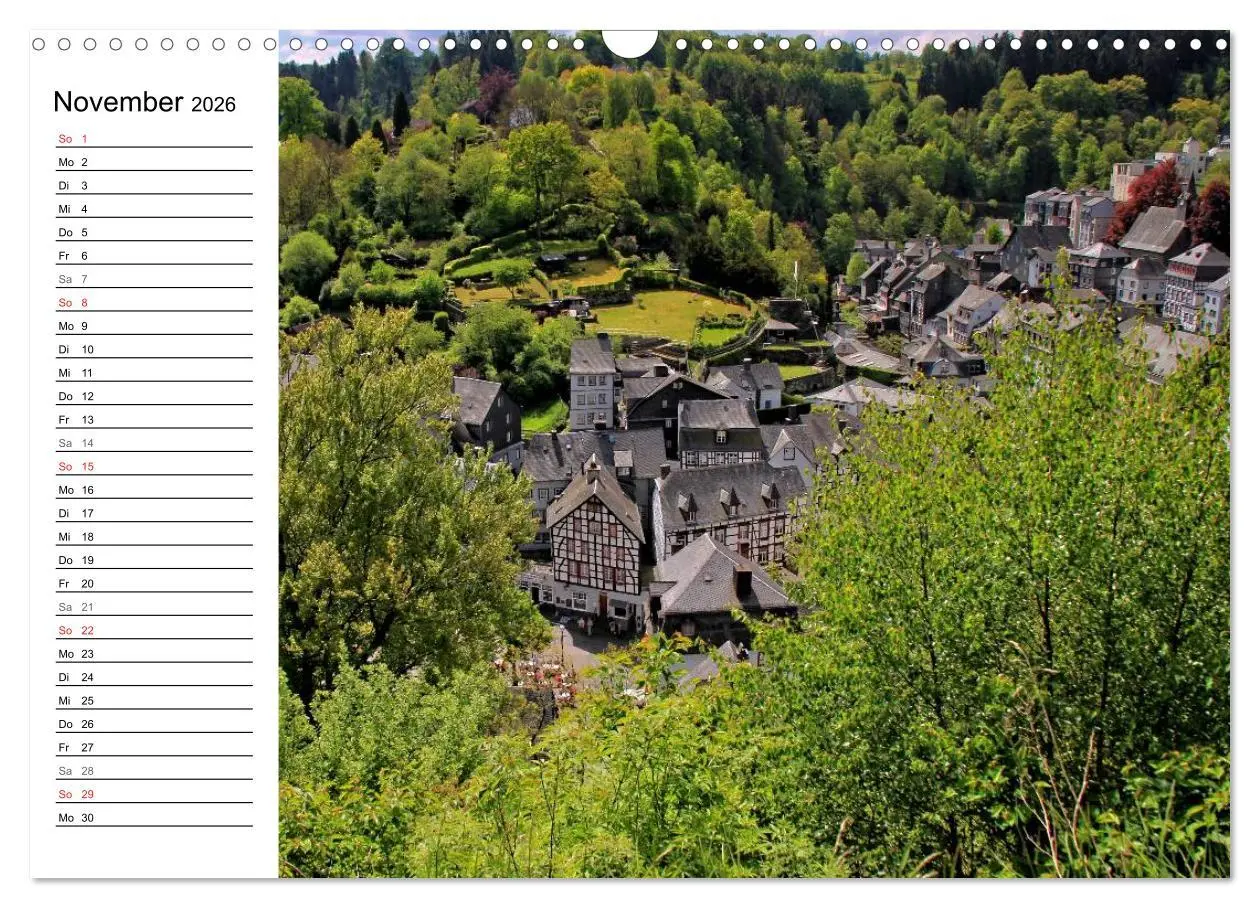 Bild: 9783516006223 | Eine Perle in der Eifel - Monschau (Wandkalender 2026 DIN A3 quer),...