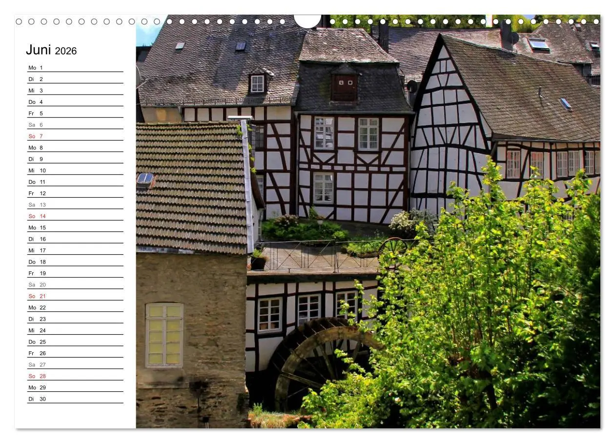 Bild: 9783516006223 | Eine Perle in der Eifel - Monschau (Wandkalender 2026 DIN A3 quer),...
