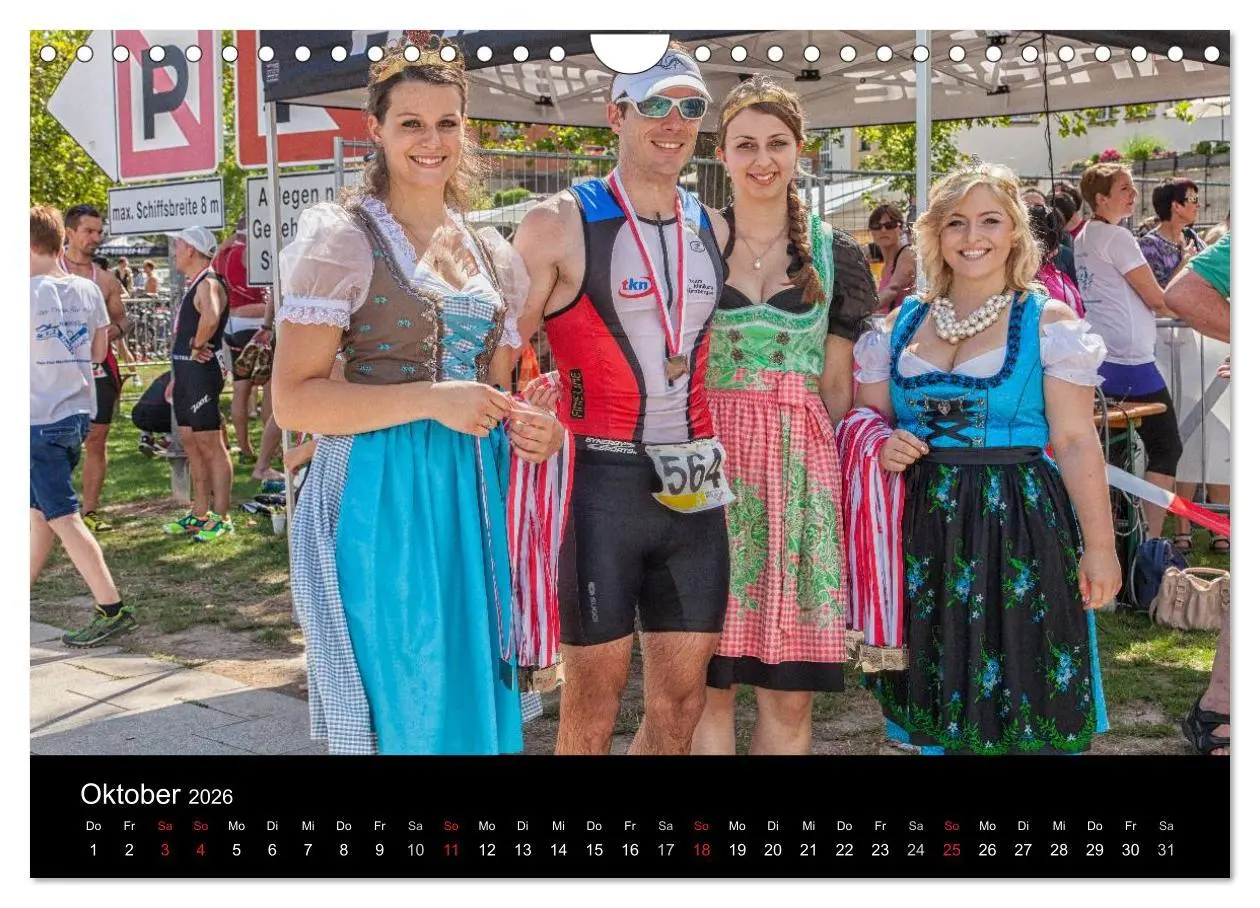 Bild: 9783516176223 | Fascination Triathlon (Wandkalender 2026 DIN A4 quer), CALVENDO...