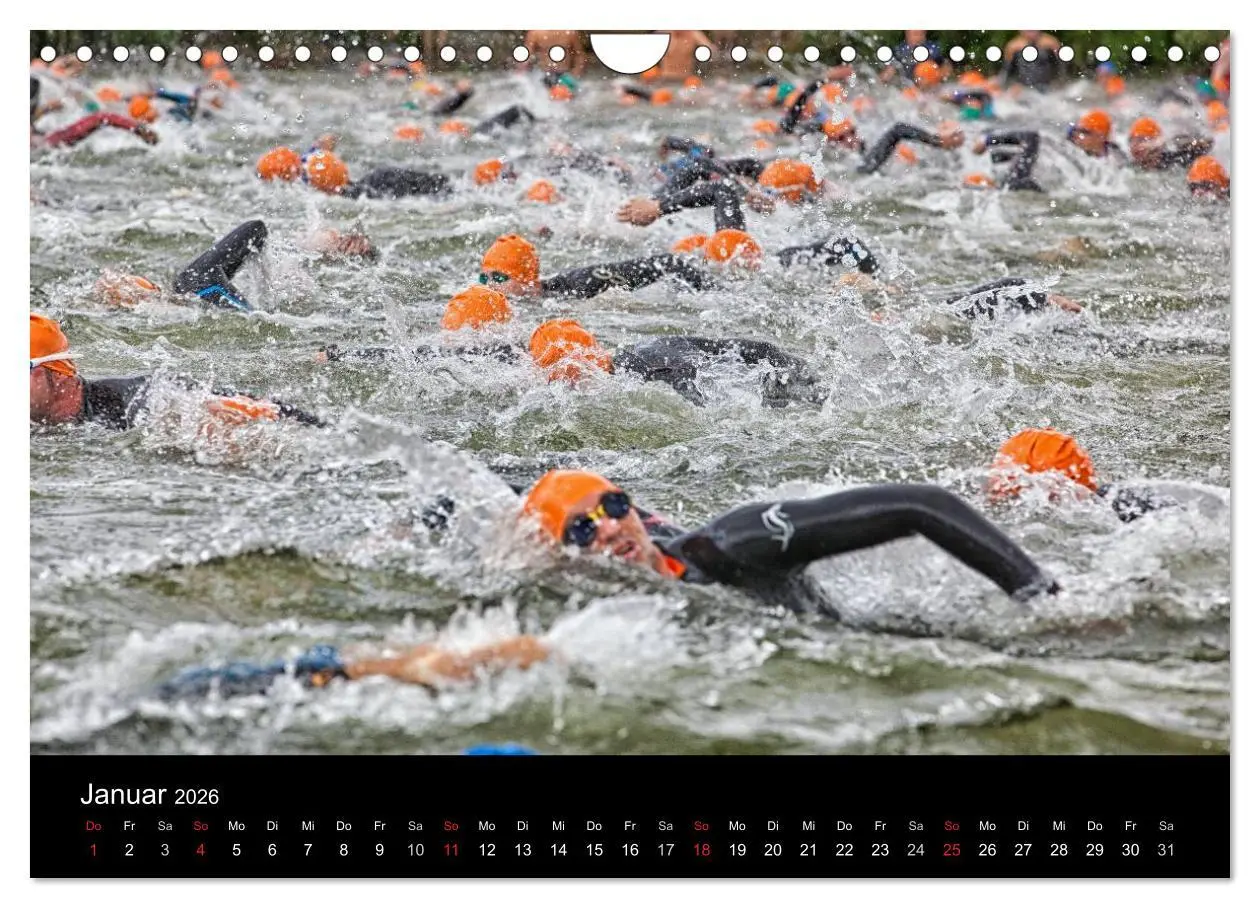 Bild: 9783516176223 | Fascination Triathlon (Wandkalender 2026 DIN A4 quer), CALVENDO...