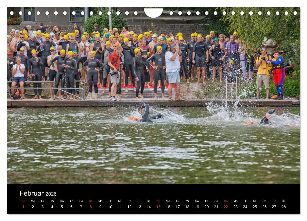 Bild: 9783516176223 | Fascination Triathlon (Wandkalender 2026 DIN A4 quer), CALVENDO...
