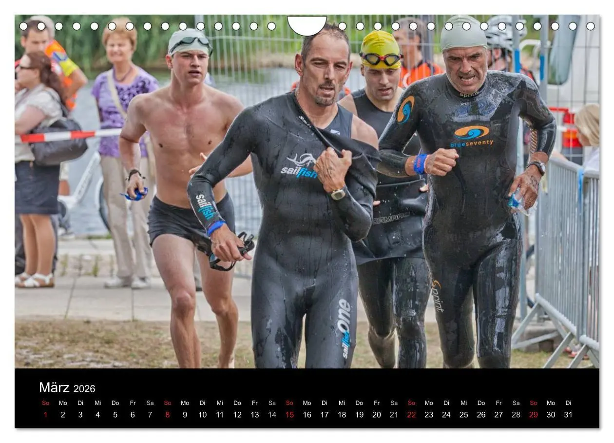 Bild: 9783516176223 | Fascination Triathlon (Wandkalender 2026 DIN A4 quer), CALVENDO...
