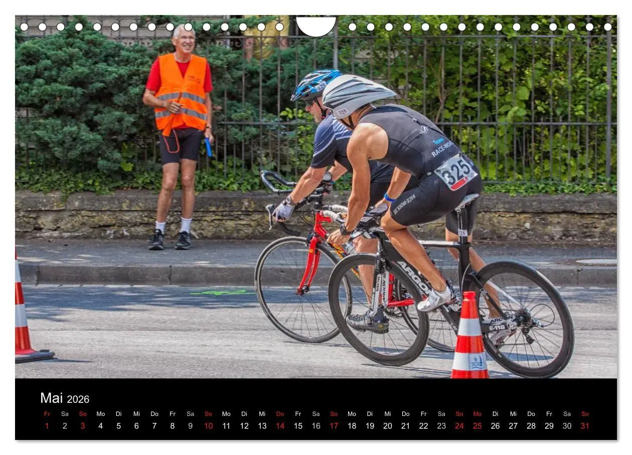 Bild: 9783516176223 | Fascination Triathlon (Wandkalender 2026 DIN A4 quer), CALVENDO...