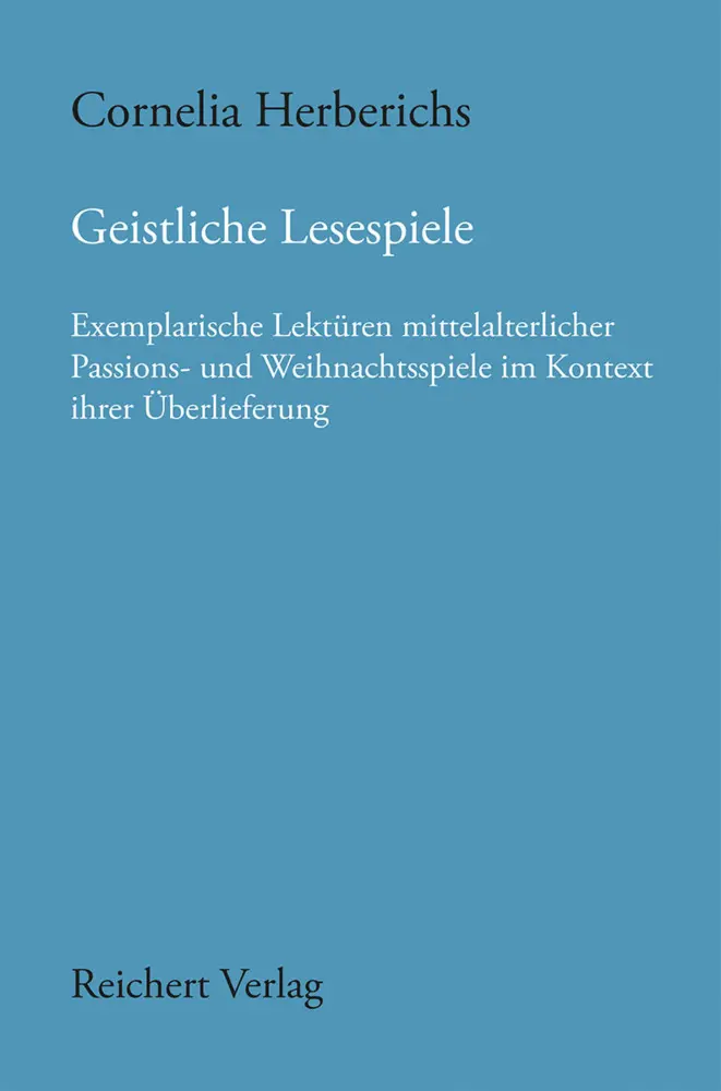 Cover: 9783752006223 | Geistliche Lesespiele | Cornelia Herberichs | Buch | Deutsch | 2023