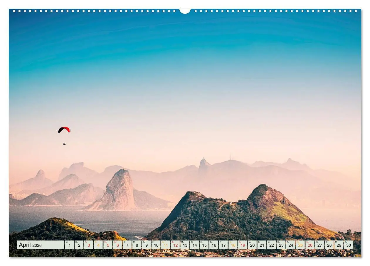 Bild: 9783457696323 | Paragliding - Mut zum Abenteuer (Wandkalender 2026 DIN A2 quer),...