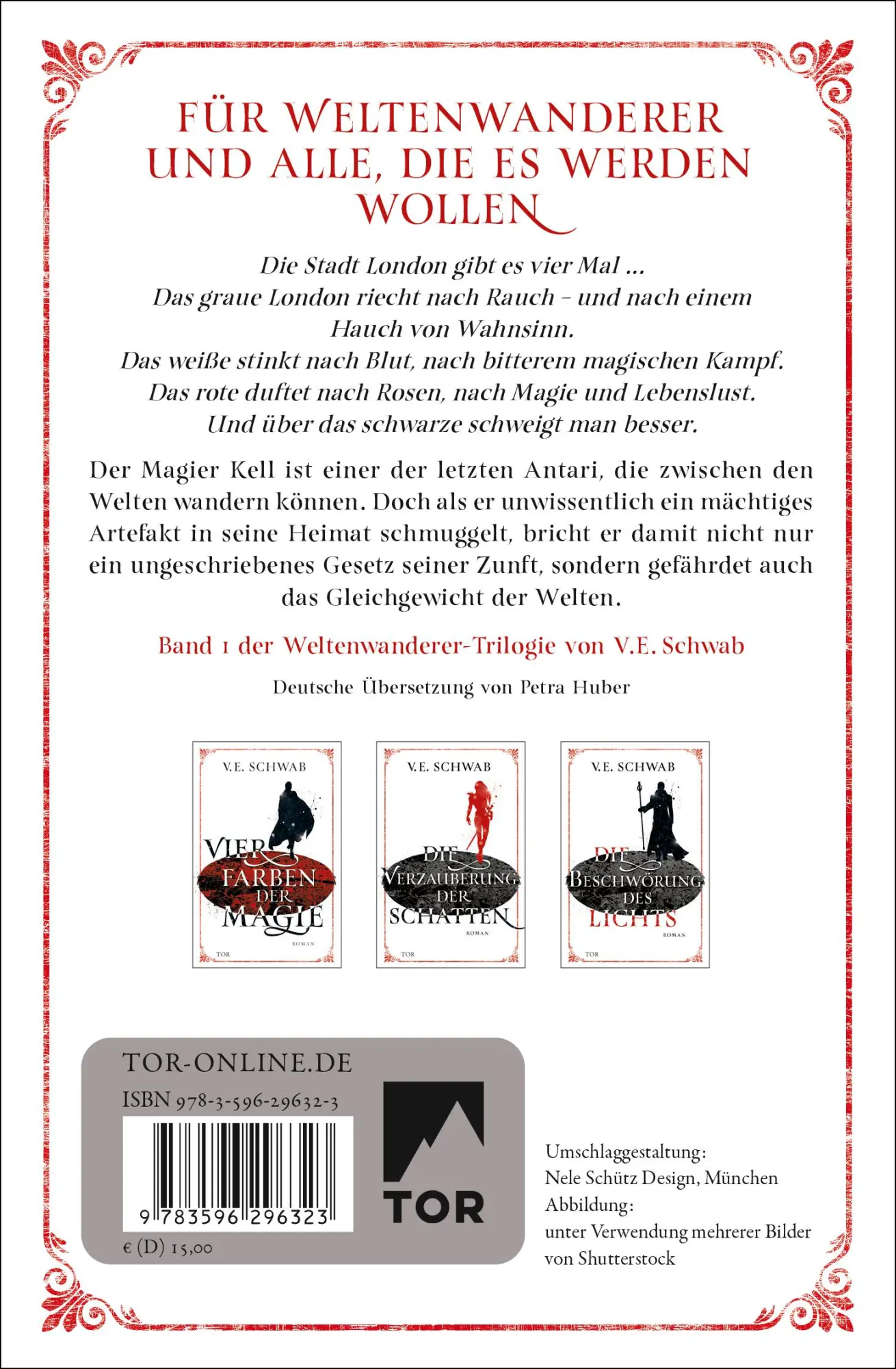 Rückseite: 9783596296323 | Vier Farben der Magie | Weltenwanderer-Trilogie, Band 1 | V. E. Schwab