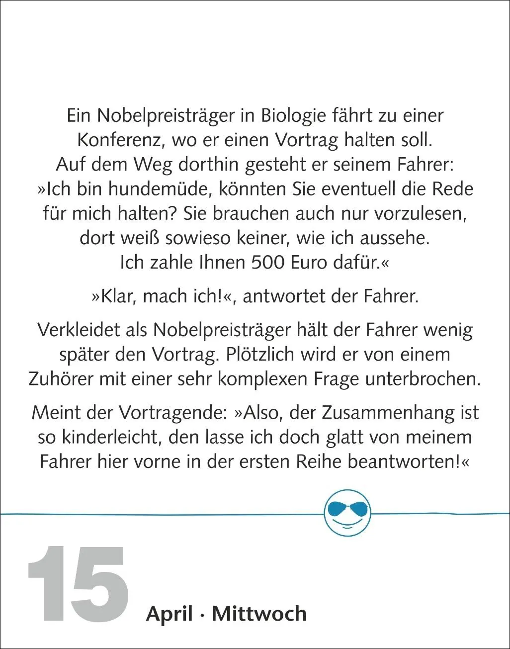 Bild: 9783840036323 | Beste Witze Tagesabreißkalender 2026 | Ann Christin Artel | Kalender