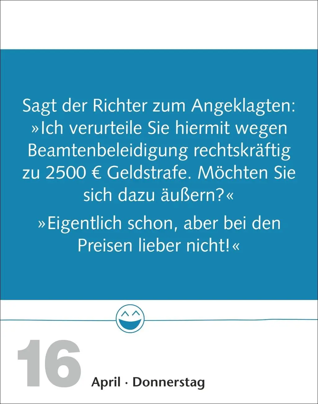 Bild: 9783840036323 | Beste Witze Tagesabreißkalender 2026 | Ann Christin Artel | Kalender