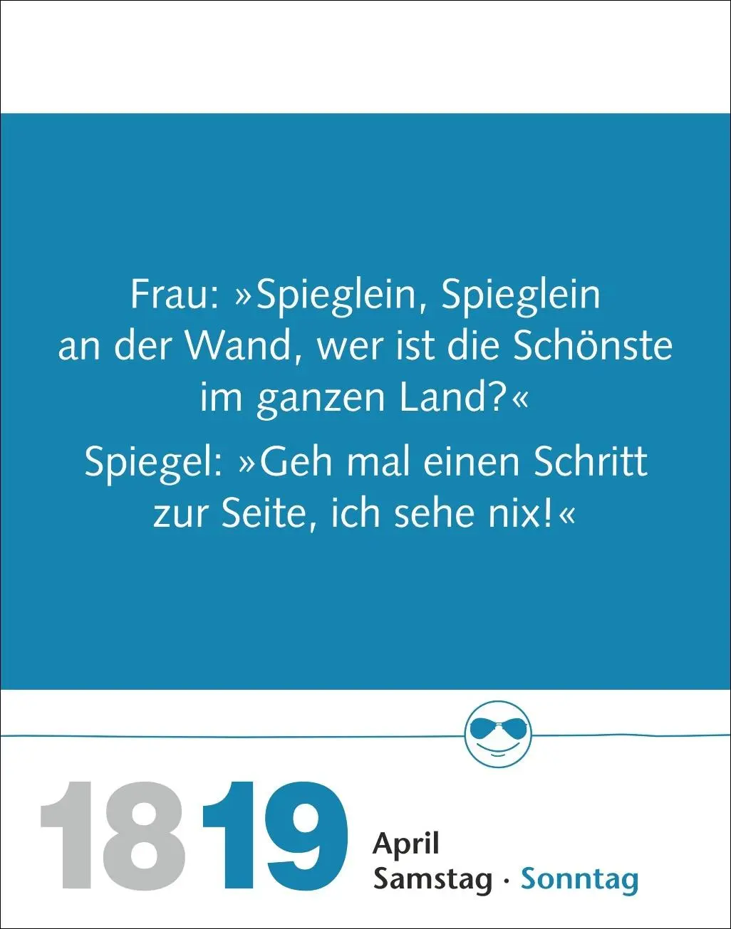 Bild: 9783840036323 | Beste Witze Tagesabreißkalender 2026 | Ann Christin Artel | Kalender