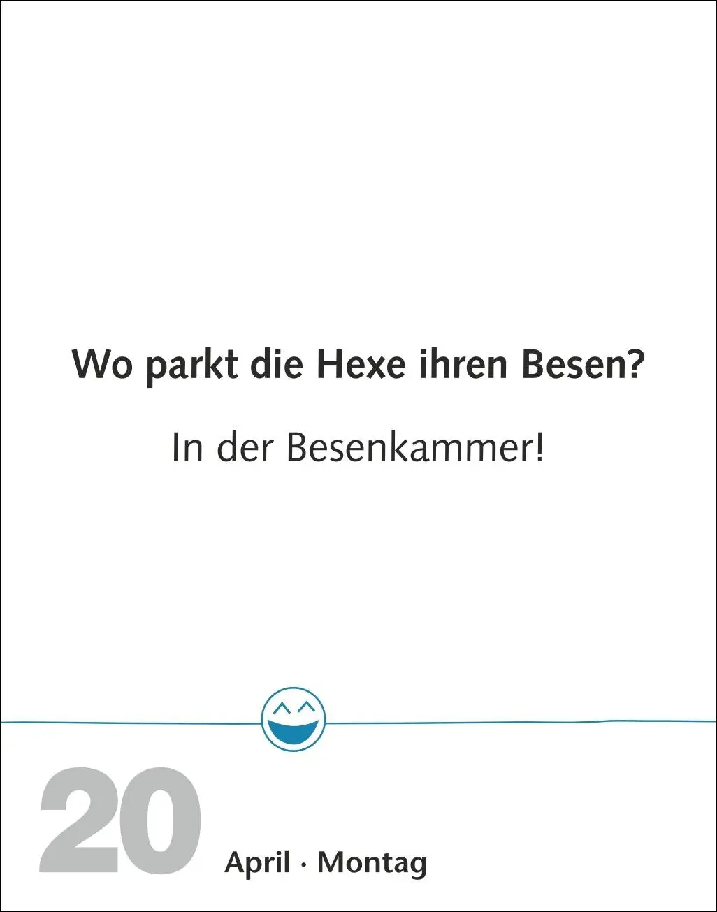Bild: 9783840036323 | Beste Witze Tagesabreißkalender 2026 | Ann Christin Artel | Kalender