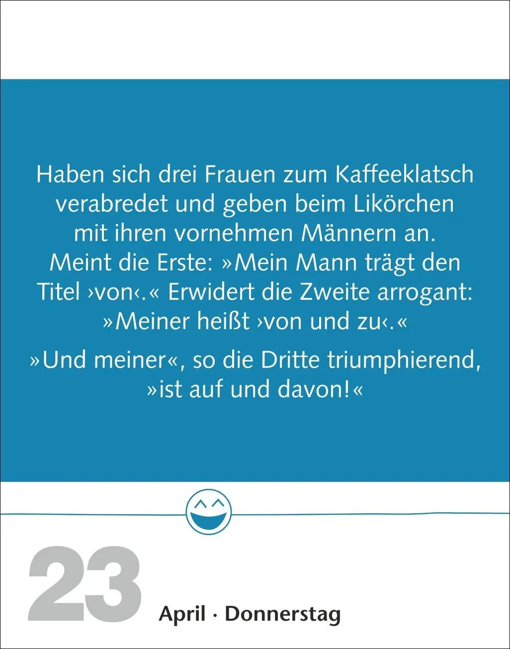 Bild: 9783840036323 | Beste Witze Tagesabreißkalender 2026 | Ann Christin Artel | Kalender