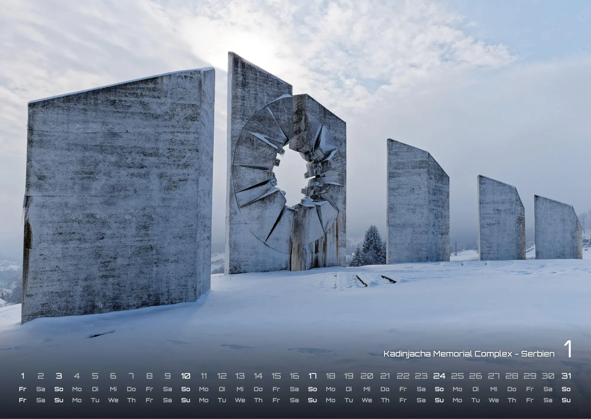 Bild: 9783986736323 | Architektur - faszinierende Baukunst - 2027 - Kalender DIN A3 | de