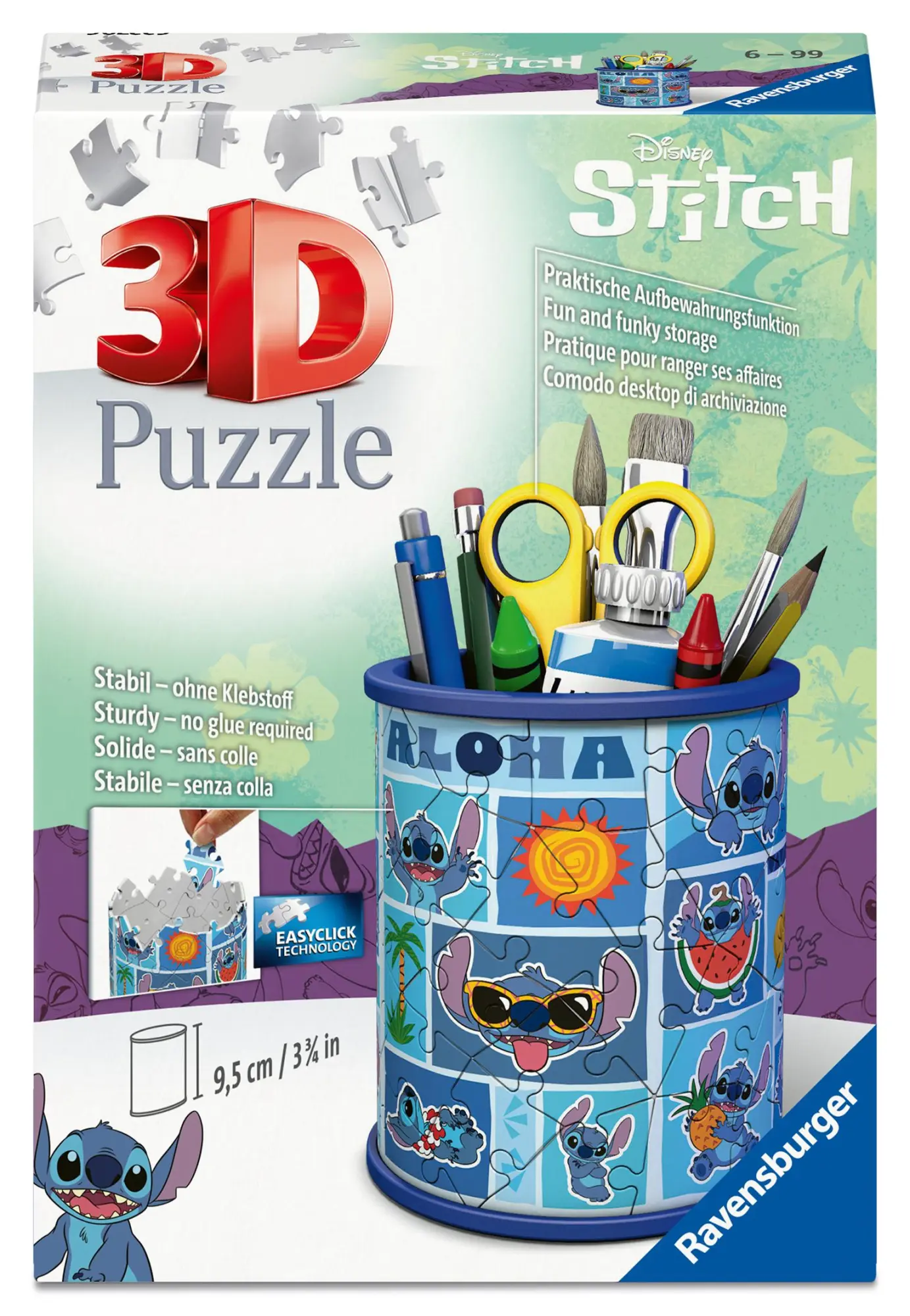 Cover: 4005556116423 | 3D Puzzle Stiftehalter Disney Stitch | Spiel | 3D Puzzles | 11642