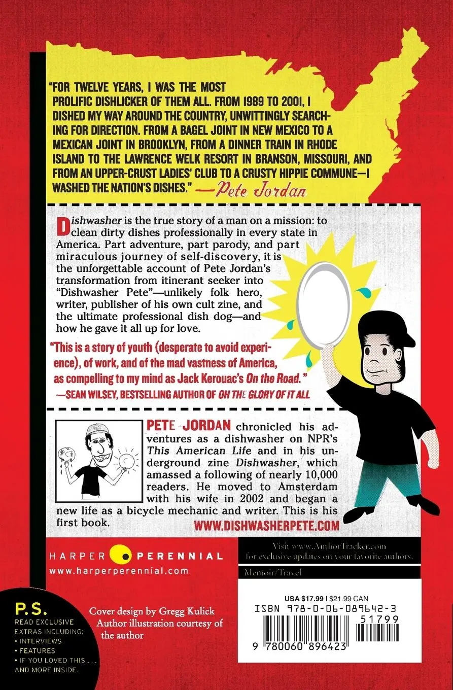 Rückseite: 9780060896423 | Dishwasher | One Man's Quest to Wash Dishes in All Fifty States | Buch