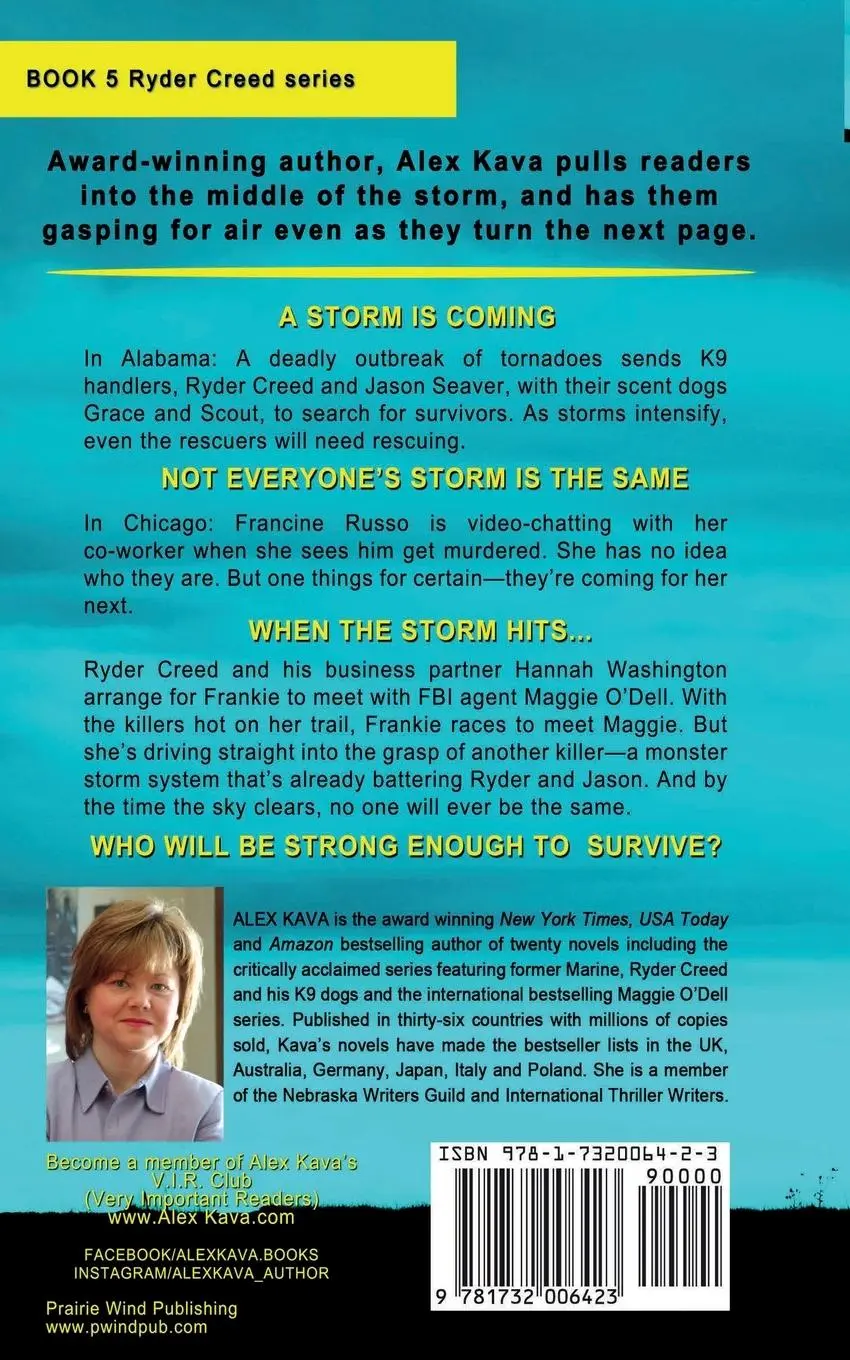 Rückseite: 9781732006423 | Desperate Creed | (Book 5 Ryder Creed K-9 Mystery) | Alex Kava | Buch
