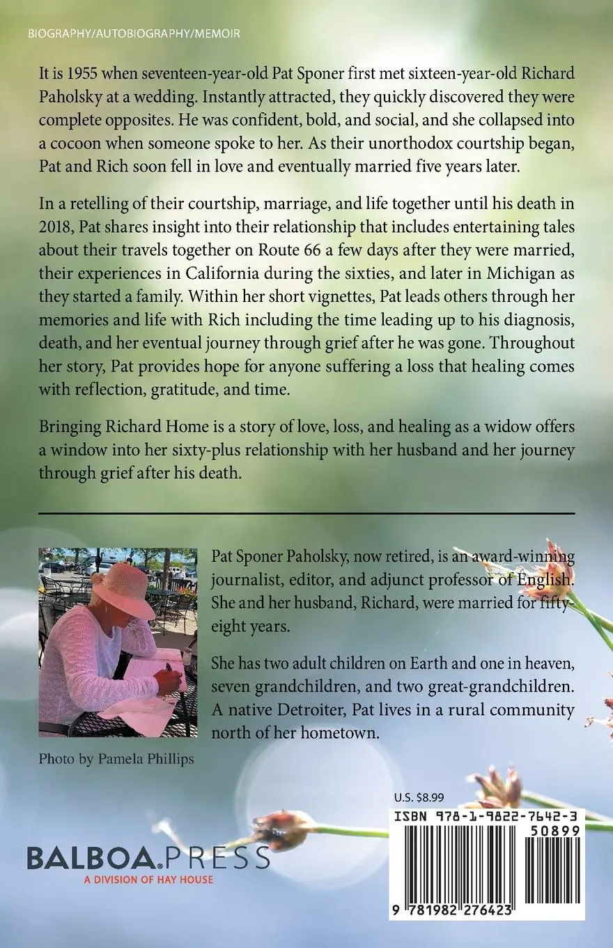 Rückseite: 9781982276423 | Bringing Richard Home | Pat Sponer Paholsky | Taschenbuch | Englisch