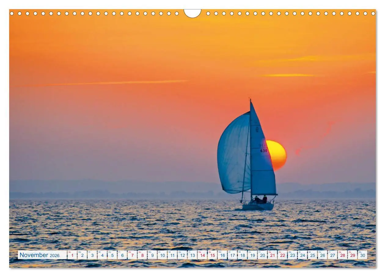 Bild: 9783457826423 | Flensburg Fjord (Wandkalender 2026 DIN A3 quer), CALVENDO...