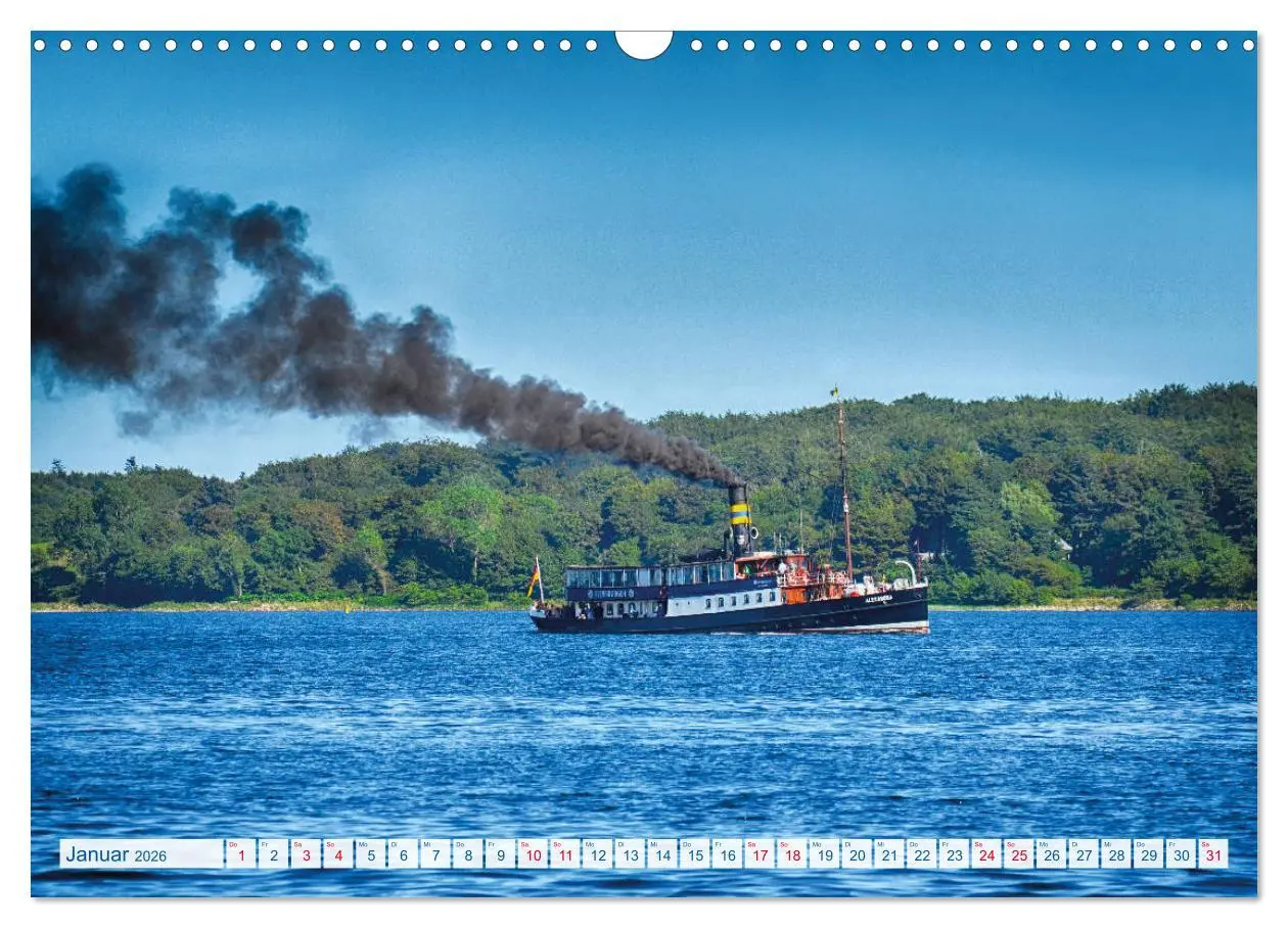 Bild: 9783457826423 | Flensburg Fjord (Wandkalender 2026 DIN A3 quer), CALVENDO...