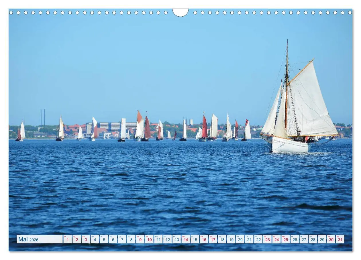 Bild: 9783457826423 | Flensburg Fjord (Wandkalender 2026 DIN A3 quer), CALVENDO...