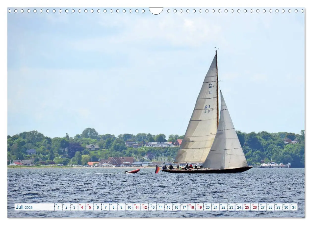 Bild: 9783457826423 | Flensburg Fjord (Wandkalender 2026 DIN A3 quer), CALVENDO...
