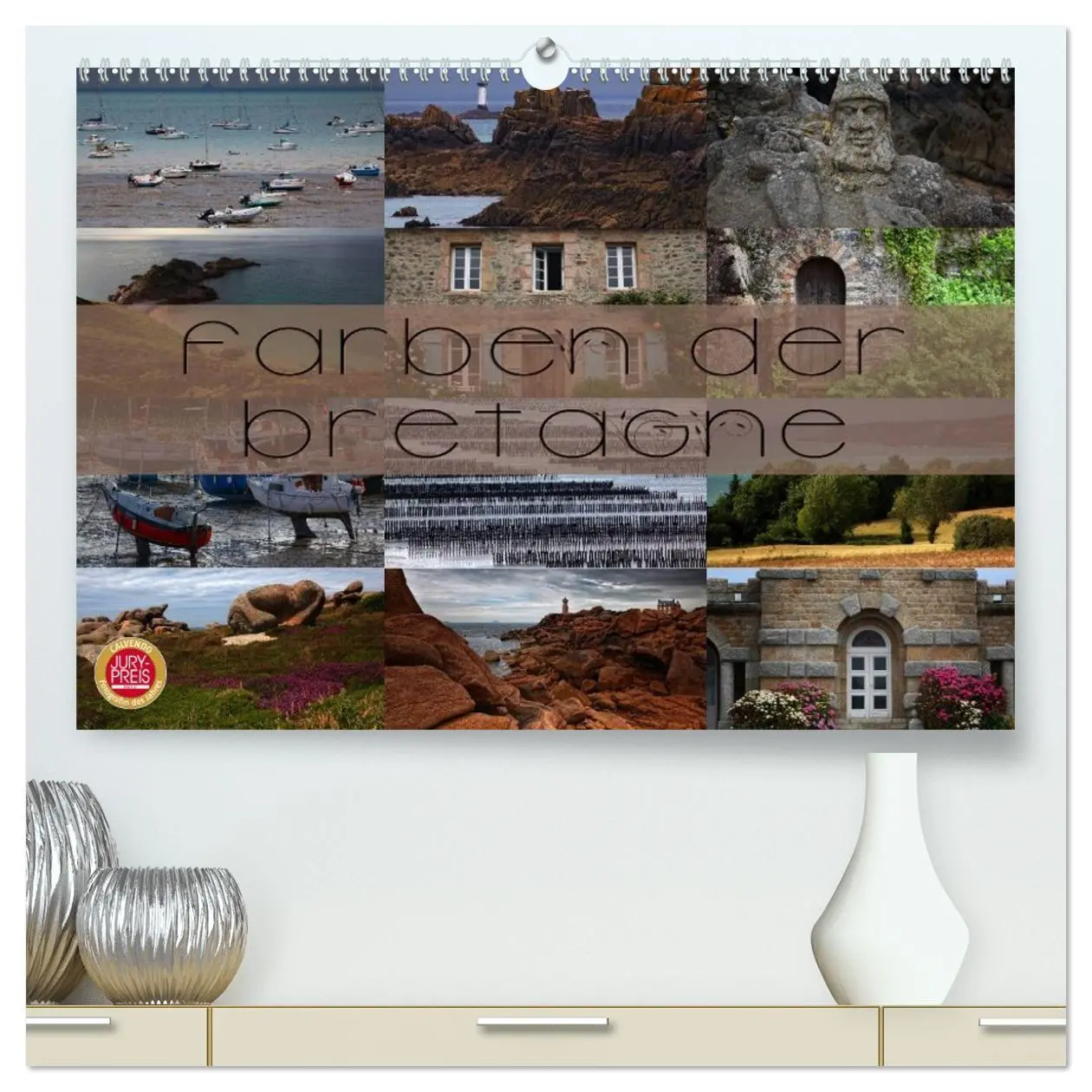 Cover: 9783516156423 | Farben der Bretagne (hochwertiger Premium Wandkalender 2026 DIN A2...