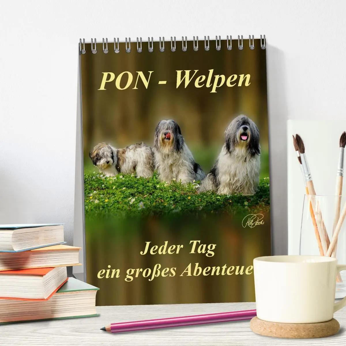 Bild: 9783516466423 | PON-Welpen - jeder Tag ein großes Abenteuer / Planer (Tischkalender...
