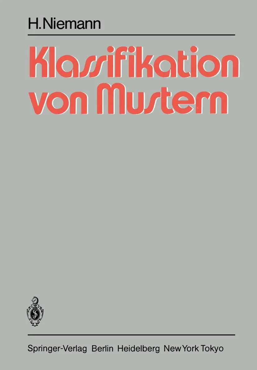 Cover: 9783540126423 | Klassifikation von Mustern | H. Niemann | Taschenbuch | x | Deutsch