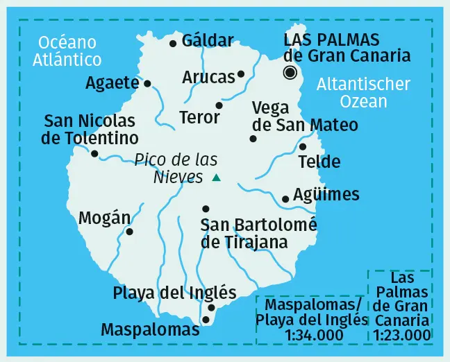 Bild: 9783990446423 | KOMPASS Wanderkarte 237 Gran Canaria 1:50.000 | Kompass-Karten Gmbh